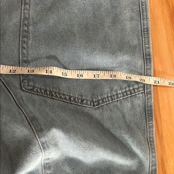 Casual Women's Blue Denim Jumpsuit - Picture 3 of 8